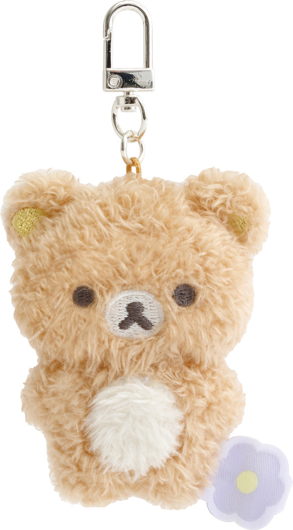 「リラックマ『BASIC RILAKKUMA Flower』ぶらさげぬいぐるみ リラックマ」（C）2025 SAN-X CO., LTD. ALL RIGHTS RESERVED.
