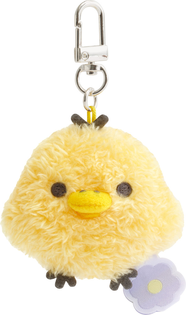 「リラックマ『BASIC RILAKKUMA Flower』ぶらさげぬいぐるみ キイロイトリ」（C）2025 SAN-X CO., LTD. ALL RIGHTS RESERVED.