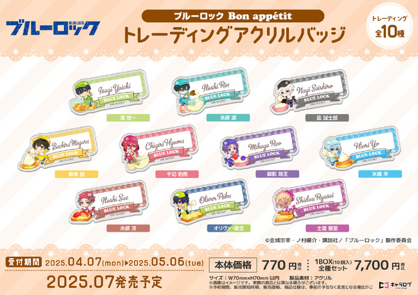 トレーディングアクリルバッジ