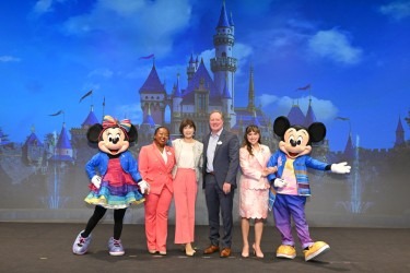 カリフォルニア ディズニーランド・リゾート 開園70周年 プレス発表会の様子