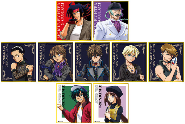 「ガンダムGWX 30周年プロジェクト アニメイトフェア」ミニ色紙コレクション