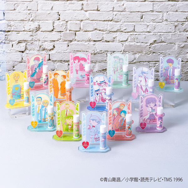 『Lovisia 名探偵コナンリップクリーム＆リップスタンド セット』各1,870円（税込）