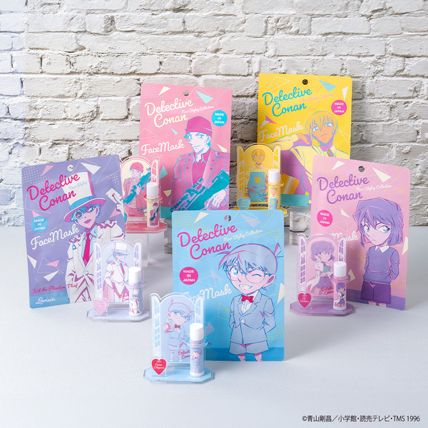 『Lovisia 名探偵コナンリップクリーム＆リップスタンド セット』各1,870円（税込）