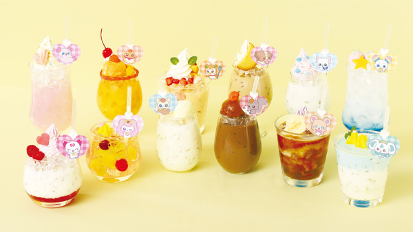 「ぷちきゅあはじめてかふぇ」のコラボドリンク（C）ぷちきゅあぱーとなーず