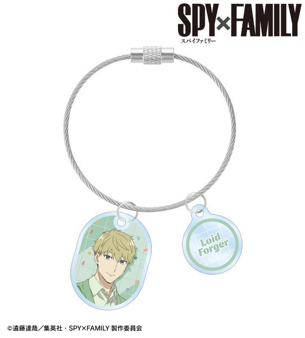 TVアニメ『SPY×FAMILY』「描き下ろし ロイド・フォージャー ホリデーパーティーver. 2連ワイヤーアクリルキーホルダー」（C）遠藤達哉／集英社・SPY×FAMILY製作委員会</p>