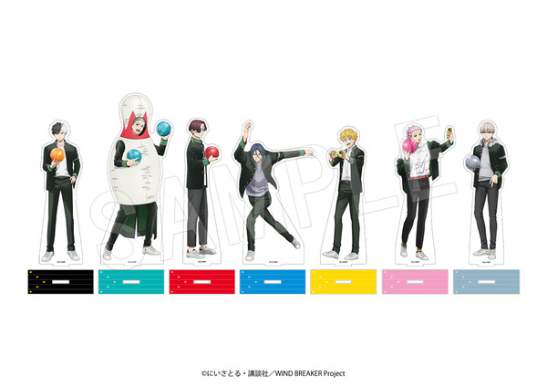 『WIND BREAKER』 × ROUND1 コラボの新グッズ「アクリルフィギュアスタンド ROUND1ver.」（C）にいさとる・講談社／WIND BREAKER Project