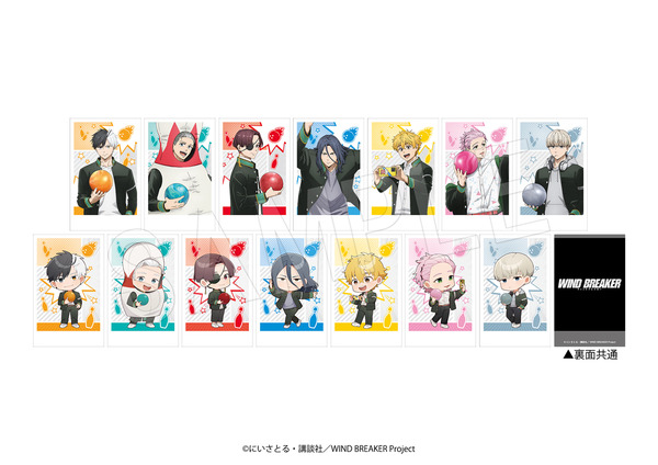 『WIND BREAKER』 × ROUND1 コラボの新グッズ「ポラショットコレクション ROUND1ver.」（C）にいさとる・講談社／WIND BREAKER Project
