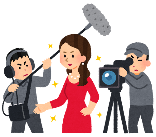 女優（いらすとや）