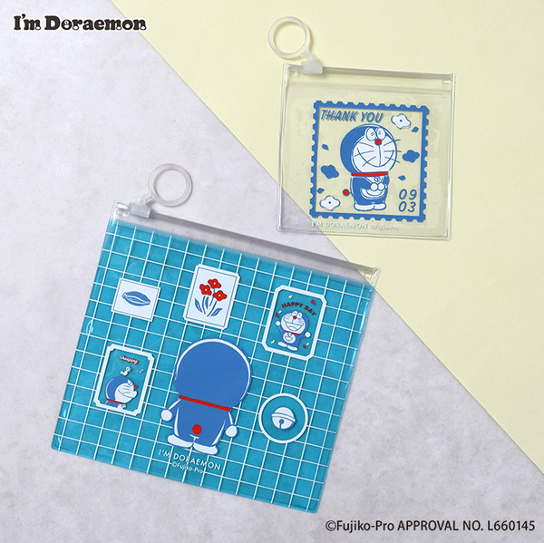 I'm Doraemonシリーズ「スライダーポーチセット」（C）Fujiko-Pro APPROVAL NO.L647435