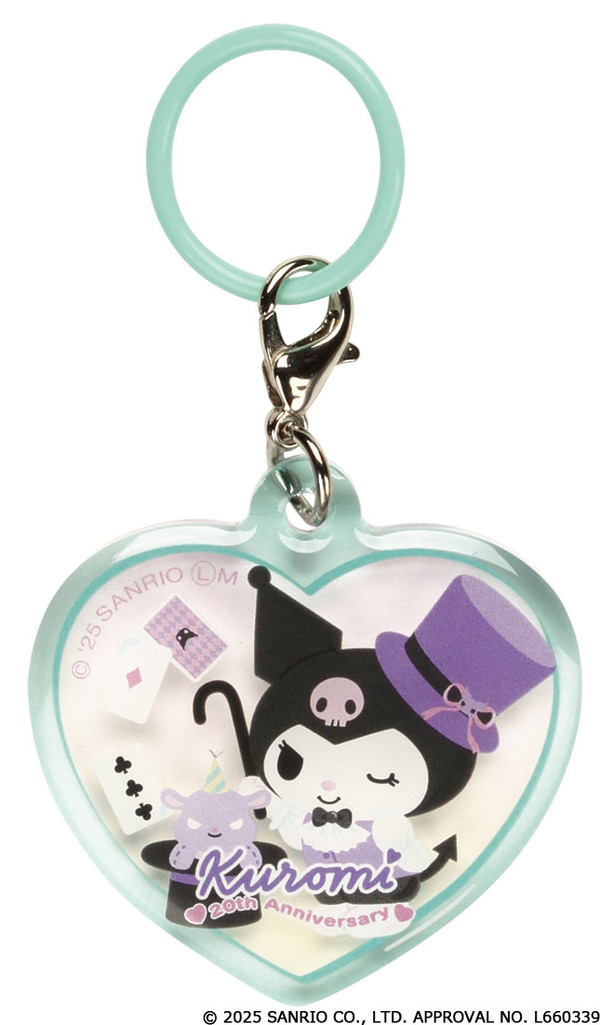 「クロミ マイドリームぷっくりハート型チャーム」1回300円（C）2025 SANRIO CO., LTD. APPROVAL NO.L660339