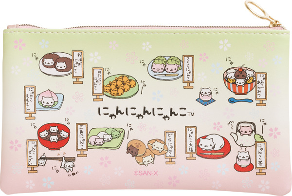 サンエックスキャラクターズ「クリアペンポーチ にゃんにゃんにゃんこ」（C）2025 SAN-X CO., LTD. ALL RIGHTS RESERVED.