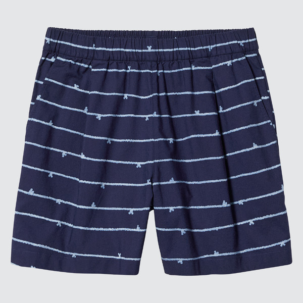 ユニクロ「WOMEN ディズニー イン ブルー イージーショートパンツ」カラー：69 NAVY（C）Disney