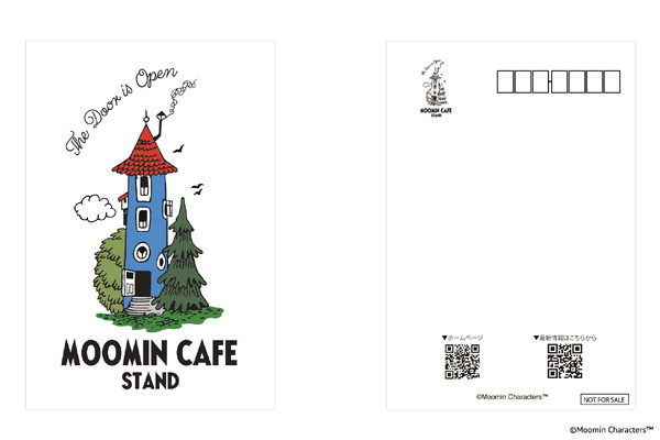 「ムーミンカフェ スタンド」越谷レイクタウンにオープン。購入特典のポストカード（C）Moomin Characters
