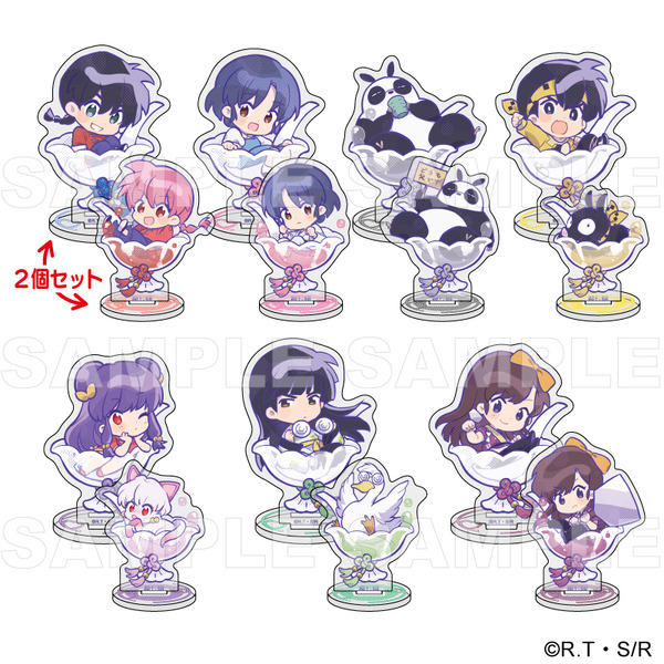 TVアニメ『らんま1/2』「ちゃぽんっ！　ちびキャラアクリルスタンド」（C）高橋留美子・小学館／「らんま1/2」製作委員会