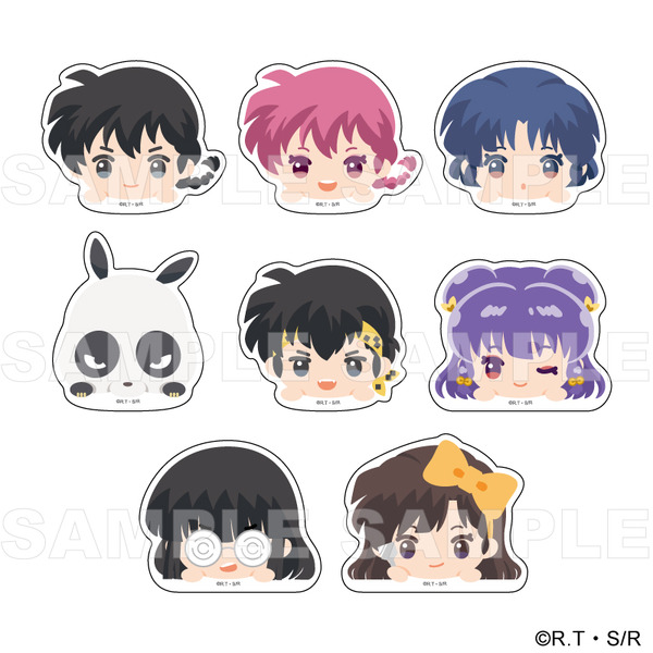 TVアニメ『らんま1/2』「ちょこっテ！　トレーディングステッカー」（C）高橋留美子・小学館／「らんま1/2」製作委員会