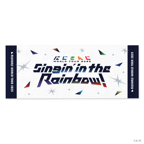「にじさんじ WORLD TOUR 2025 Singin’ in the Rainbow！」タオル