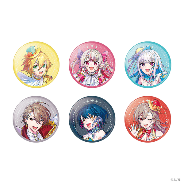 「にじさんじ WORLD TOUR 2025 Singin’ in the Rainbow！」ランダム缶バッジ