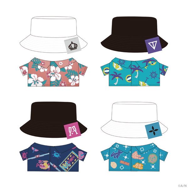 「ROF-MAO 2nd LIVE - Limitless」にじぱぺアロハシャツ＆ハットセット