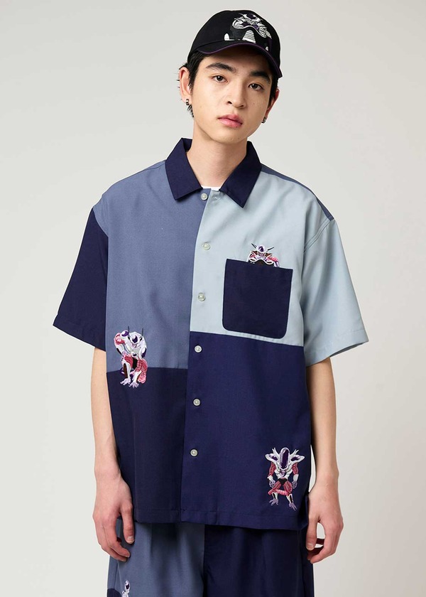 変身｜ビッグシルエットポリトロ半袖シャツ