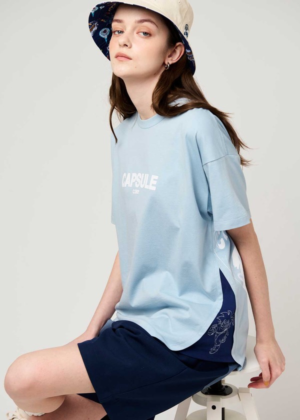 重力20倍｜サイドガゼットTシャツ