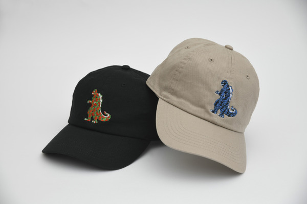 ベースボールキャップ　ブラック/ベージュ