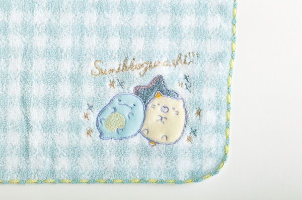 サンエックス「すみっコぐらし ミニタオル（夢みるしっぽず・ブルー）」（C）2025 SAN-X CO., LTD. ALL RIGHTS RESERVED.