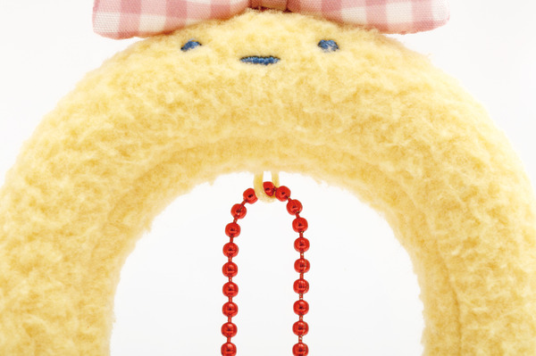 サンエックス「すみっコぐらし しっぽカチューシャキーホルダー（夢みるしっぽず・えびふらいのしっぽ）」（C）2025 SAN-X CO., LTD. ALL RIGHTS RESERVED.