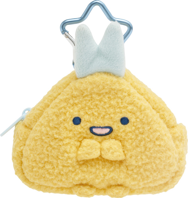 サンエックス「すみっコぐらし ぬいぐるみミニポーチ（夢みるしっぽず・あじふらいのしっぽ）」（C）2025 SAN-X CO., LTD. ALL RIGHTS RESERVED.