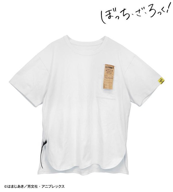 TVアニメ『ぼっち・ざ・ろっく！』と「shica-ke」のコラボアイテム登場。「shica-ke STARRYチケット Tシャツ」（C）はまじあき／芳文社・アニプレックス