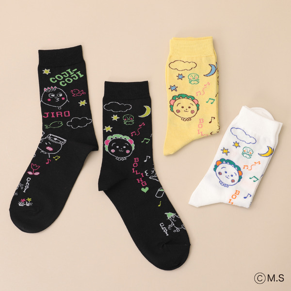 コジコジ ラクガキ総柄ソックス