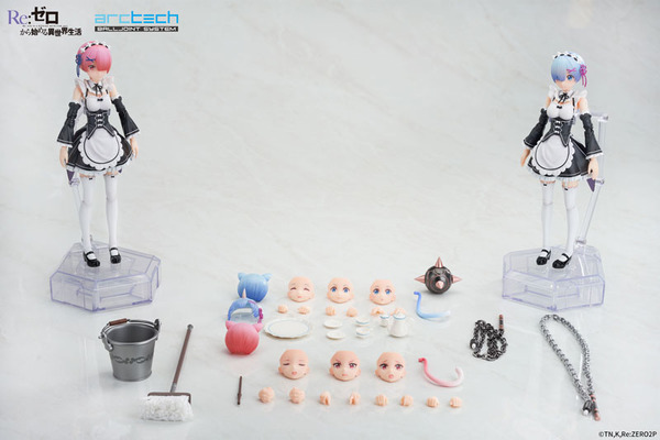 ARCTECH可動シリーズ Re:ゼロから始める異世界生活 ラム＆レム セット 1/8スケール 可動フィギュア