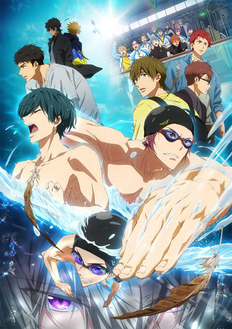 『劇場版 Free!-the Final Stroke-』前編 ビジュアル（C）おおじこうじ・京都アニメーション／岩鳶町後援会2021