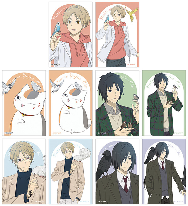 TVアニメ『夏目友人帳』「トレーディングクリアカード」（C）緑川ゆき・白泉社／「夏目友人帳」製作委員会