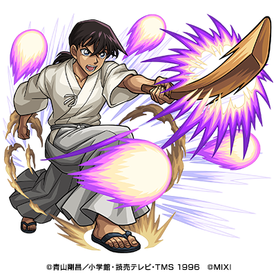 闇属性　★5　五段突きの使い手 沖田総司（進化）CV：遊佐浩二