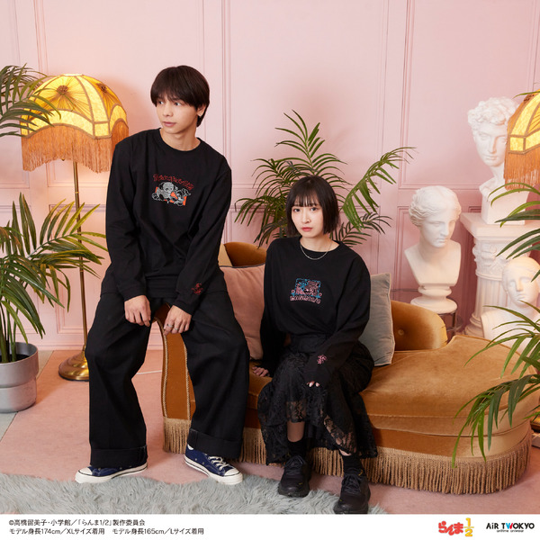 AIR TWOKYOがTVアニメ『らんま1/2』のグッズを販売。「ネオン中華ロングスリーブTシャツ」（C）高橋留美子・小学館／「らんま1/2」製作委員会