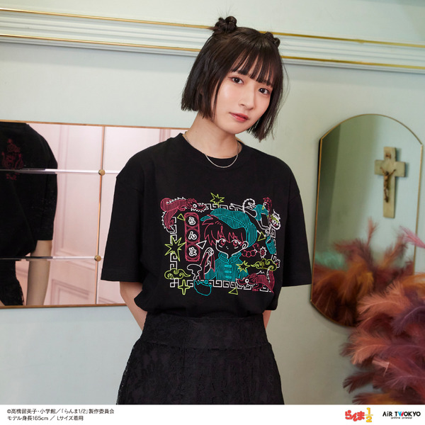 AIR TWOKYOがTVアニメ『らんま1/2』のグッズを販売。「ネオン中華Tシャツ 2（らんま）」（C）高橋留美子・小学館／「らんま1/2」製作委員会