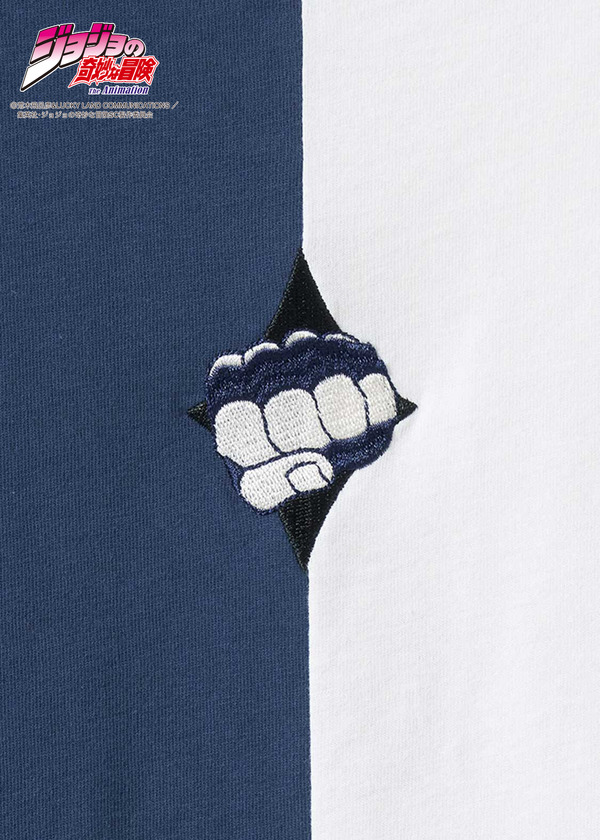 アニメ『ジョジョの奇妙な冒険』シリーズとグラニフがコラボ。「承太郎＆スタープラチナ｜ビッグシルエットTシャツ」（C）荒木飛呂彦&LUCKY LAND COMMUNICATIONS／集英社・ジョジョの奇妙な冒険SC製作委員会