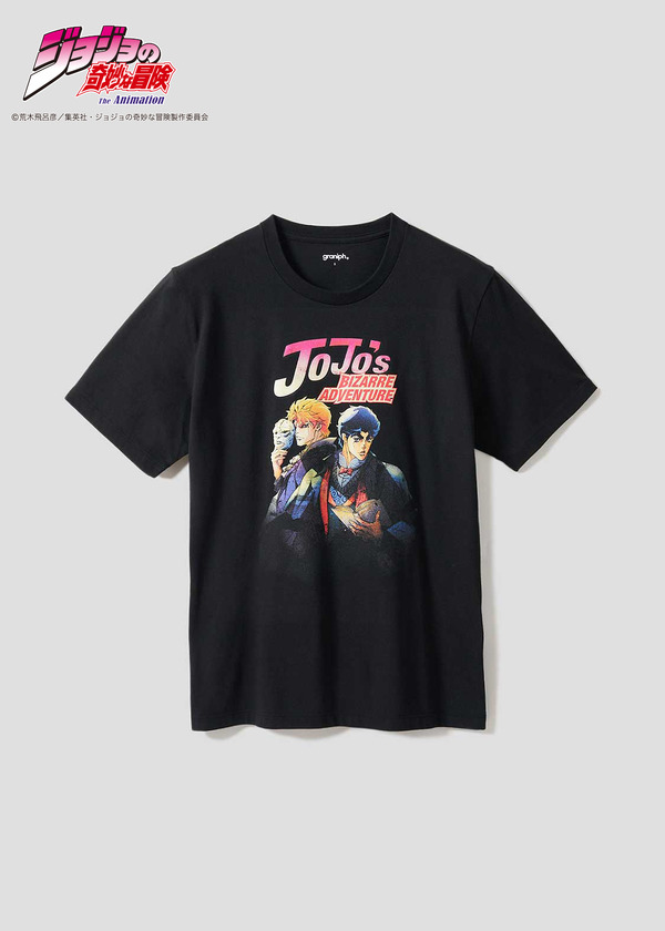アニメ『ジョジョの奇妙な冒険』シリーズとグラニフがコラボ。「ファントムブラッド｜Tシャツ」（C）荒木飛呂彦／集英社・ジョジョの奇妙な冒険製作委員会