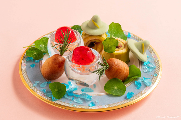 「フローラルバレー アフタヌーンティー」中段のテーマは「ムーミン谷」