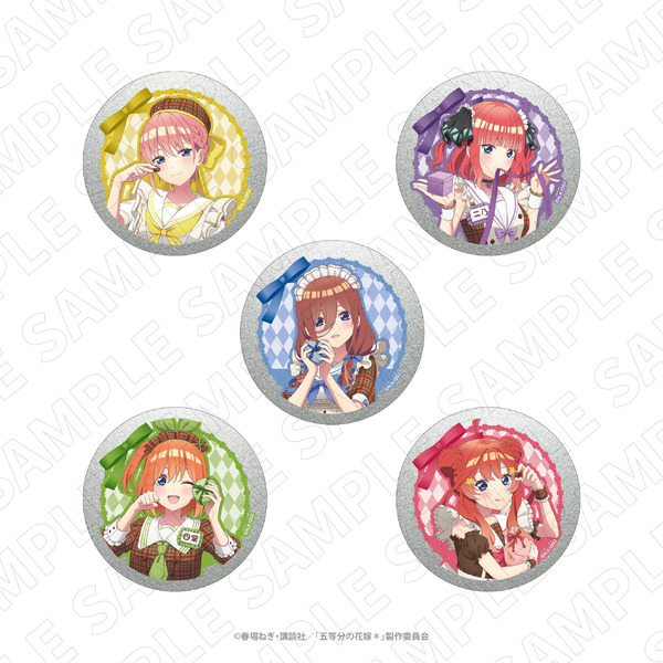 3 o'clock　五等分の花嫁＊ チョコウィッチ缶（一花/二乃/三玖/四葉/五月）