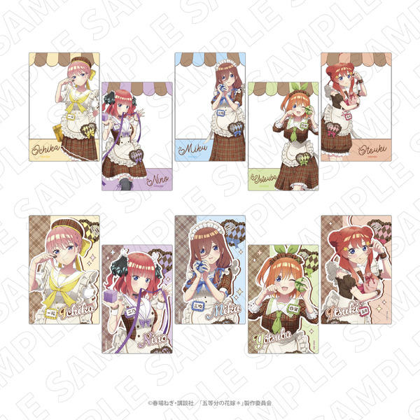 3 o'clock　五等分の花嫁＊ トレーディングクリアカード（全10種）