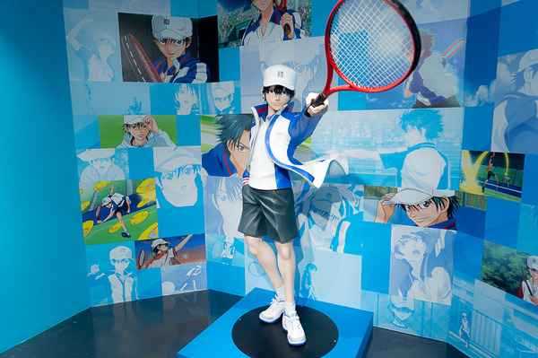 「アニメ テニスの王子様展」の様子
