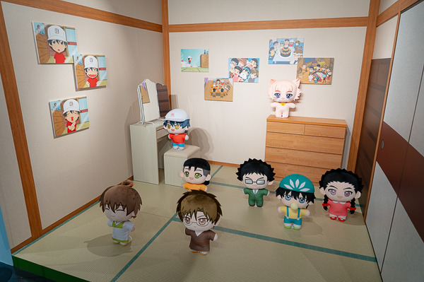 「アニメ テニスの王子様展」の様子