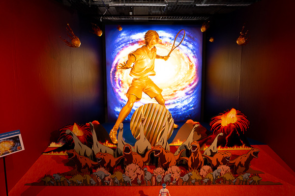 「アニメ テニスの王子様展」の様子