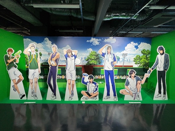 「アニメ テニスの王子様展」の様子
