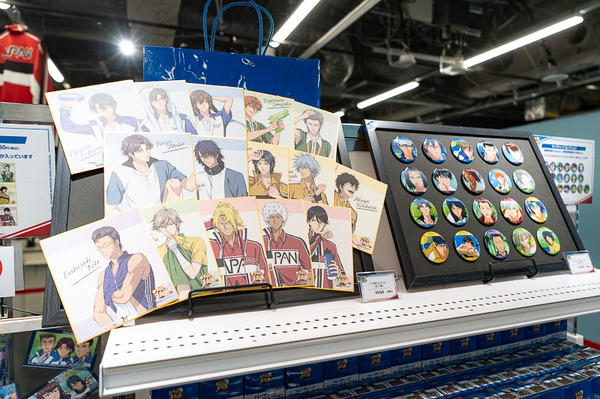 「アニメ テニスの王子様展」の様子