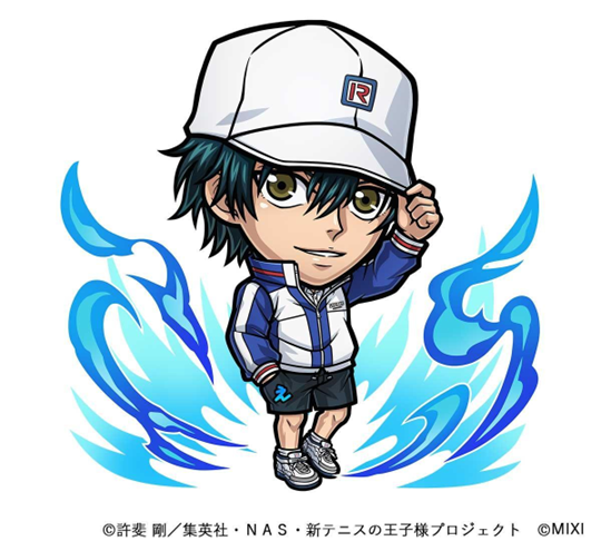 （C）許斐 剛／集英社・ＮＡＳ・新テニスの王子様プロジェクト　（C）MIX　I※使用しているゲーム画面は開発中のものです。実際のものとは異なる場合があります。