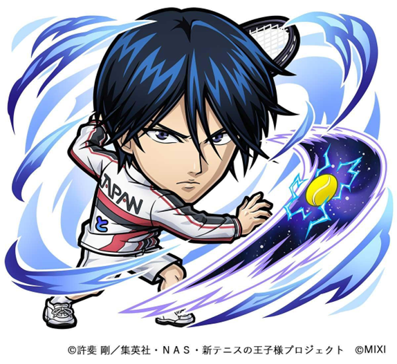 （C）許斐 剛／集英社・ＮＡＳ・新テニスの王子様プロジェクト　（C）MIX　I※使用しているゲーム画面は開発中のものです。実際のものとは異なる場合があります。