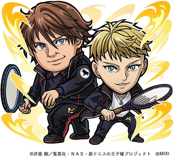 （C）許斐 剛／集英社・ＮＡＳ・新テニスの王子様プロジェクト　（C）MIX　I※使用しているゲーム画面は開発中のものです。実際のものとは異なる場合があります。