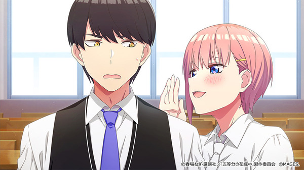 ゲーム『五等分のプリンセス ～幻想と深淵と魔法学院～』イベントCG（C）春場ねぎ・講談社／「五等分の花嫁∽」製作委員会（C）MAGES.